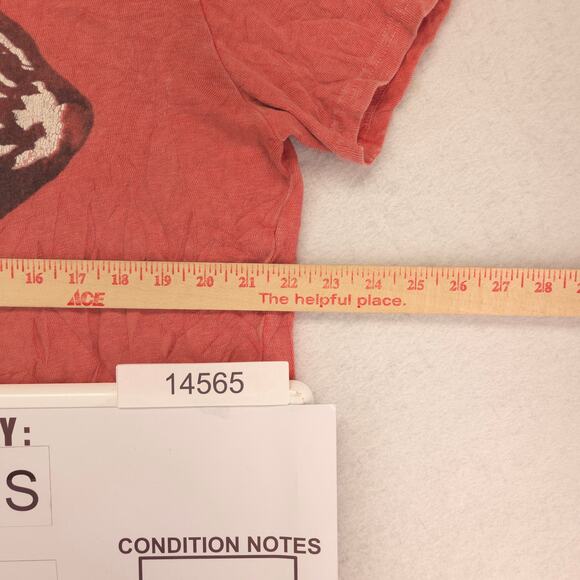 The Rolling Stones Band Crew Neck Short Sleeve T Shirt Mens Size L Orange - Picture 7 of 9